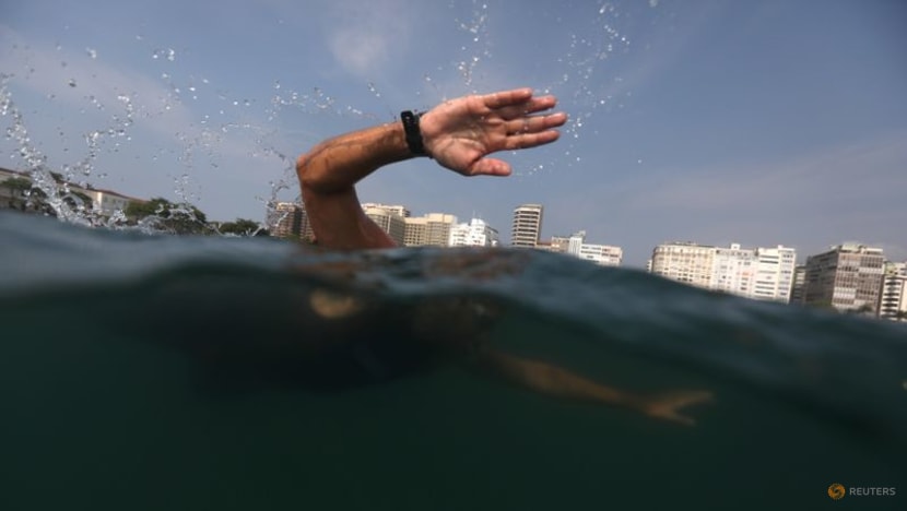 Brazilian swimmers beat pandemic blues in Rio waters Brazilian swimmers beat pandemic blues in Rio waters