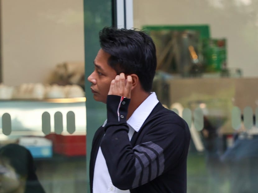 Marcus Phua Han Sheng leaving the State Courts on July 15, 2024. Marcus Phua Han Sheng leaving the State Courts on July 15, 2024.