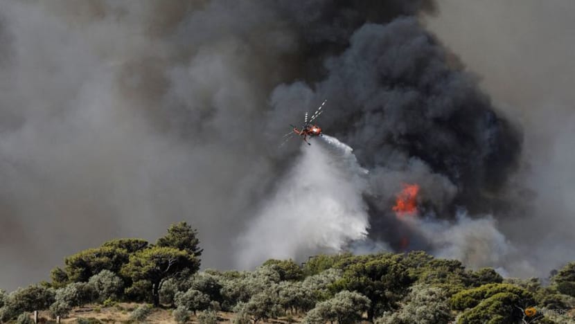 Greece tames wildfire near Athens, new blazes rage in 'tough' Mediterranean summer Greece tames wildfire near Athens, new blazes rage in 'tough' Mediterranean summer