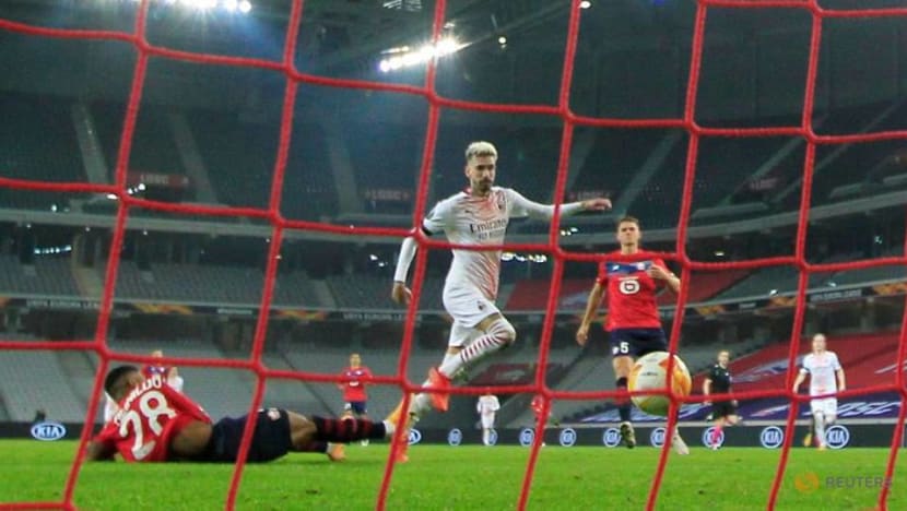 Football: Milan held to 1-1 draw by Lille in Europa League Football: Milan held to 1-1 draw by Lille in Europa League
