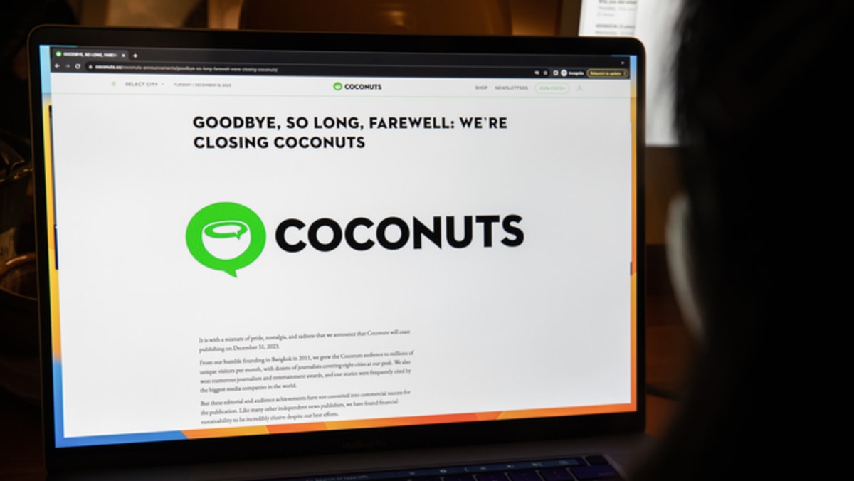 Alternative news website Coconuts, with offices across Southeast Asia including S'pore, to cease operations on Dec 31