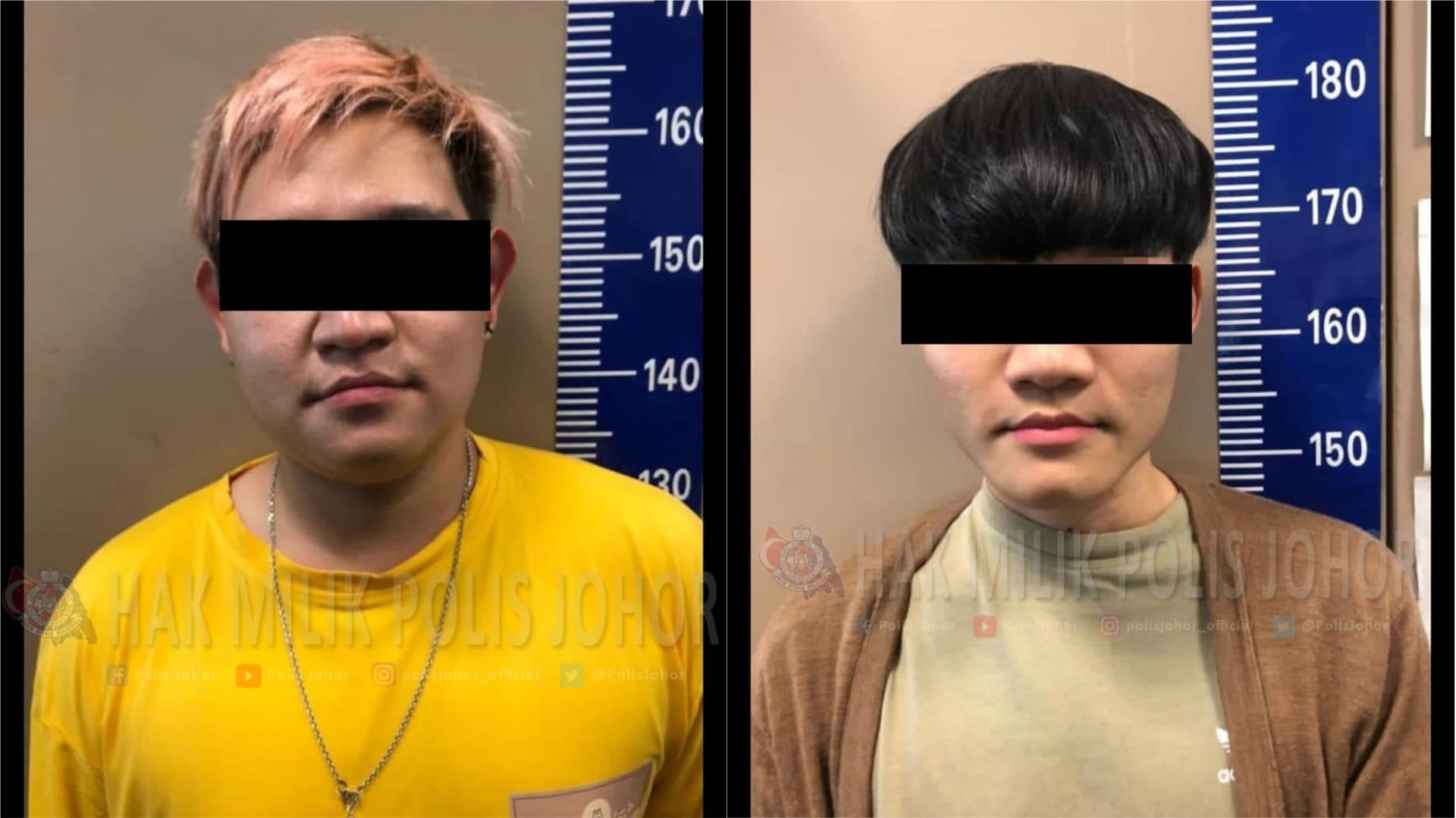 柔佛王宫前拍 性感照 证实曾吸毒两网红被捕 8world