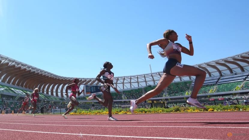 Lyles overcomes teenager Knighton, Steiner stuns rivals to win 200m Lyles overcomes teenager Knighton, Steiner stuns rivals to win 200m