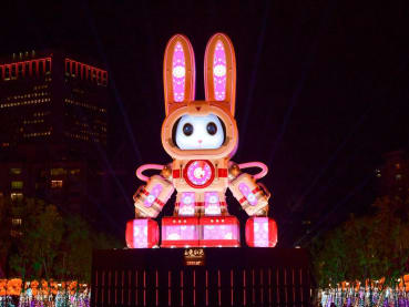 Astronaut bunny lanterns, ‘Taiwan LV’ bags, tea: How Taiwan's young people are reviving their grandfathers' traditions