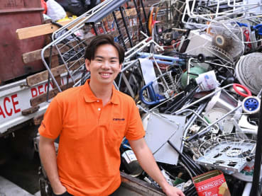 The millennial karung guni man who set up his own company to ‘make something of himself’