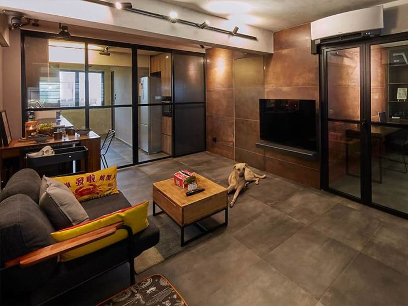 How a 700 sq ft industrial chic HDB flat managed to include a walk-in wardrobe How a 700 sq ft industrial chic HDB flat managed to include a walk-in wardrobe