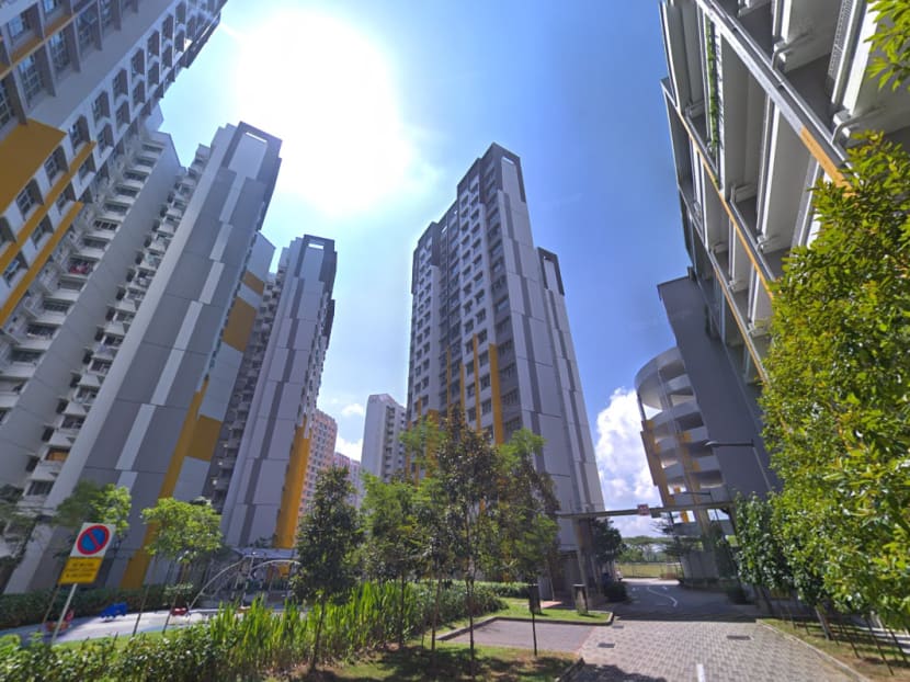 A screenshot of Block 163B Rivervale Crescent taken from Google Street View.