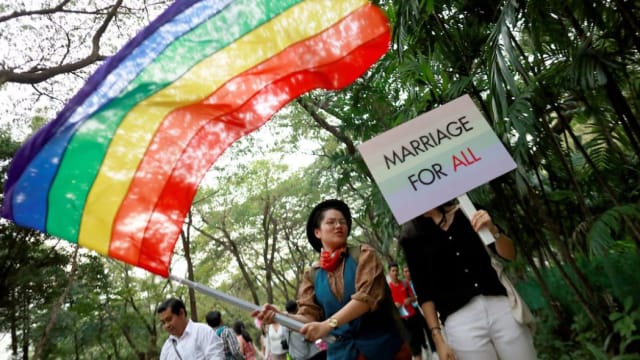 泰国下议院三读通过婚姻平等法案