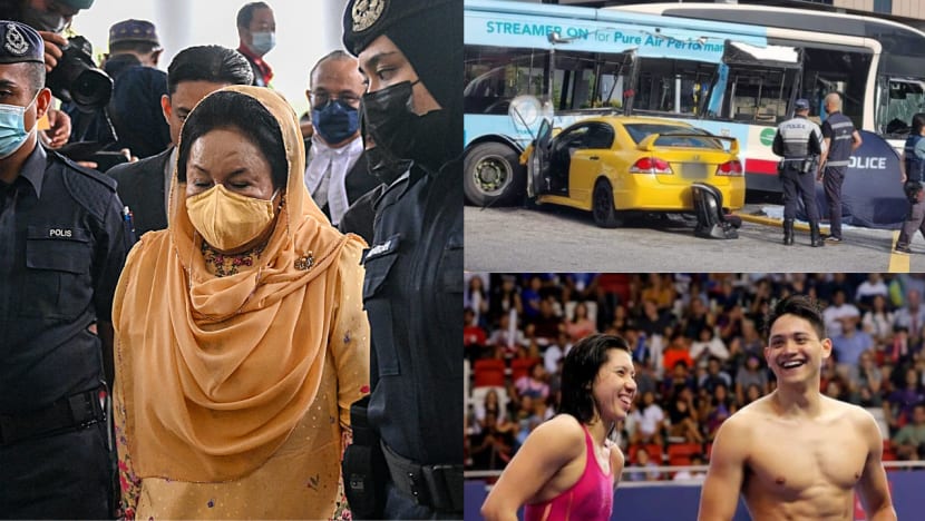 Daily round-up, Sep 1: Najib's wife Rosmah sentenced to jail; 2 dead in Woodlands collision; no clear evidence Schooling, Lim currently taking drugs, says Shanmugam