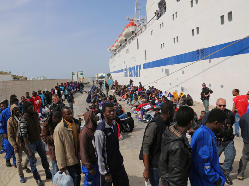 More than 35,000 migrants have arrived in Europe this year itself and this influx has led to EU leaders holding a special summit to discuss the humanitarian crisis. Photo: AP