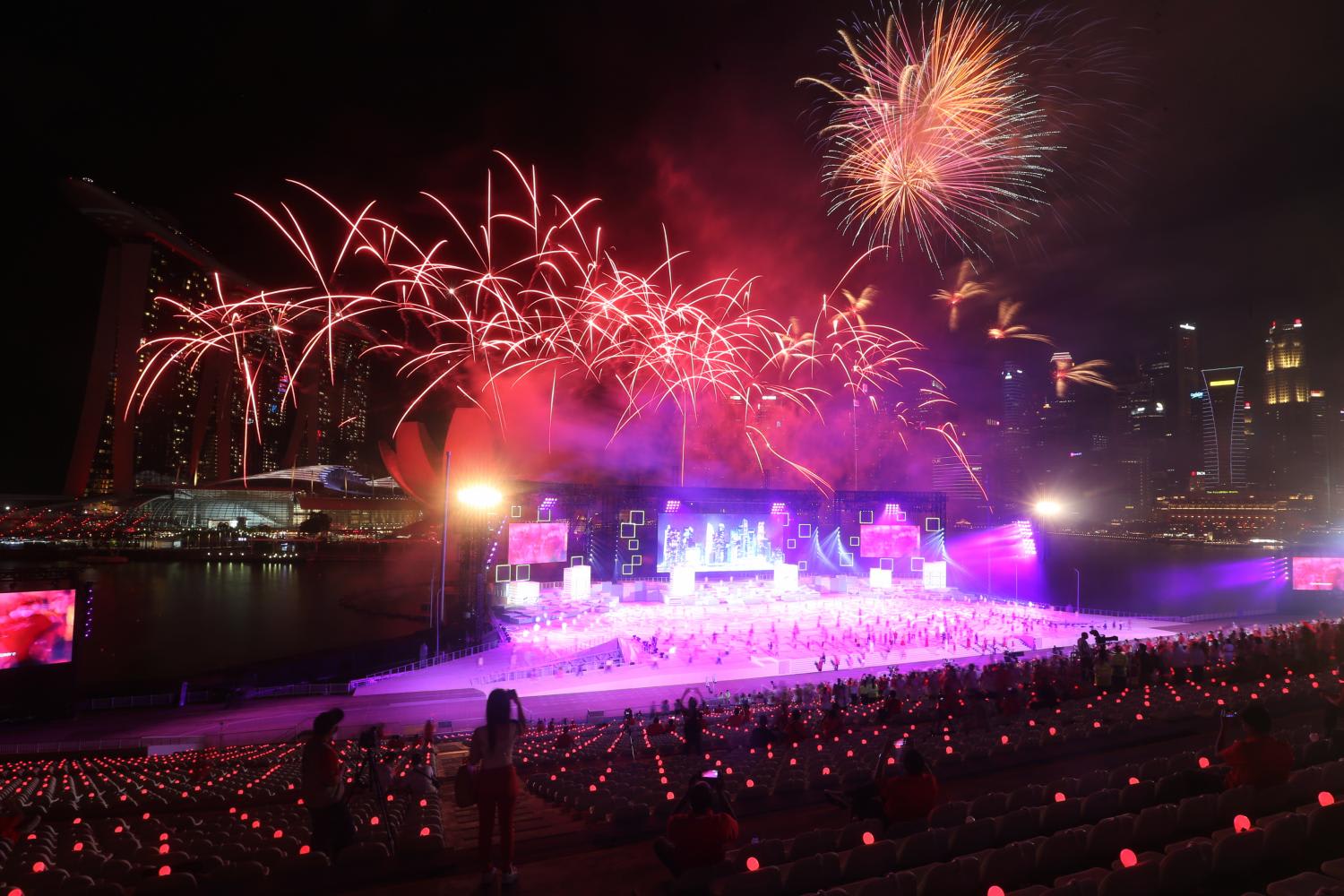 NDP 2022: New online map to show real-time crowd levels at firework viewing spots in Marina Bay NDP 2022: New online map to show real-time crowd levels at firework viewing spots in Marina Bay