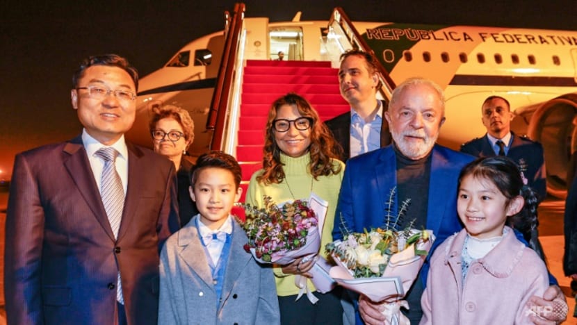Brazil's Lula arrives in China for state visit Brazil's Lula arrives in China for state visit