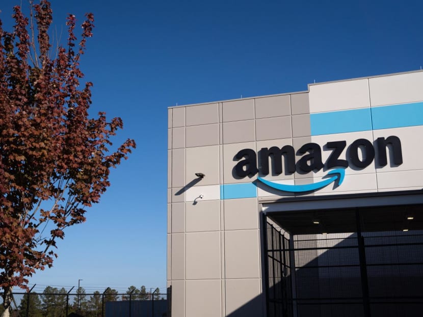 The exterior of the Amazon sort facility is seen on Oct 27, 2022 in Appling, Georgia. The exterior of the Amazon sort facility is seen on Oct 27, 2022 in Appling, Georgia.
