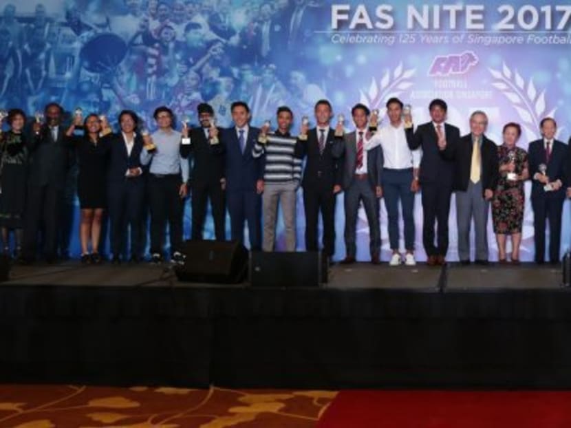 The Football Association of Singapore celebrated 125 years of Singapore football at the FAS Nite 2017 at Marina Bay Sands. Photo: FAS