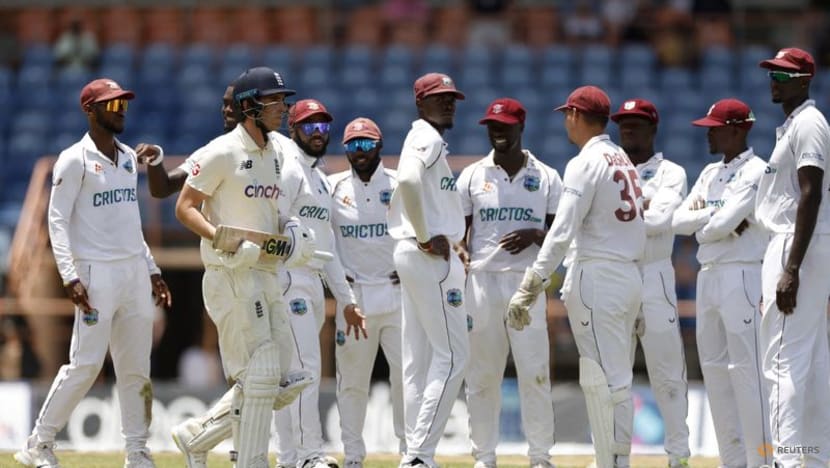 Root out for duck as England reach 46 for three at lunch against West Indies