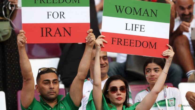 Iranian World Cup squad declines to sing national anthem, backing protests Iranian World Cup squad declines to sing national anthem, backing protests