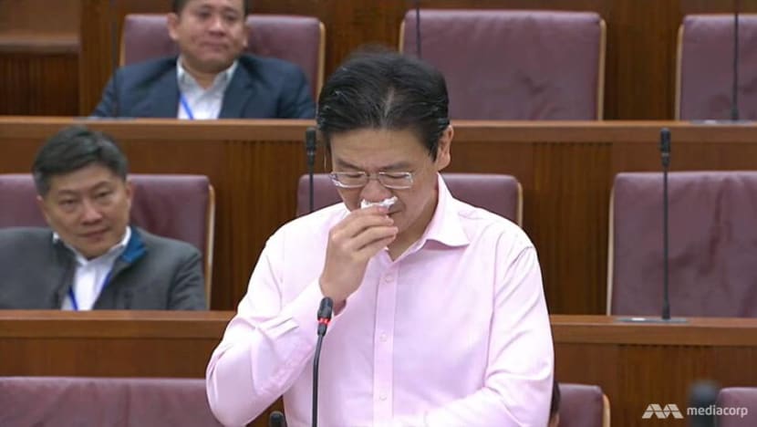 'Words are not sufficient to express our appreciation': Lawrence Wong tears up as he thanks Singaporeans in fight against COVID-19 'Words are not sufficient to express our appreciation': Lawrence Wong tears up as he thanks Singaporeans in fight against COVID-19