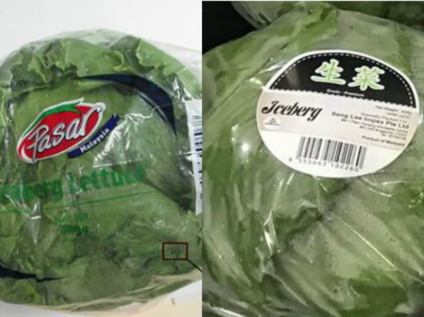 Iceberg lettuce from Malaysia sold at NTUC FairPrice and Sheng Siong recalled due to high levels of pesticide