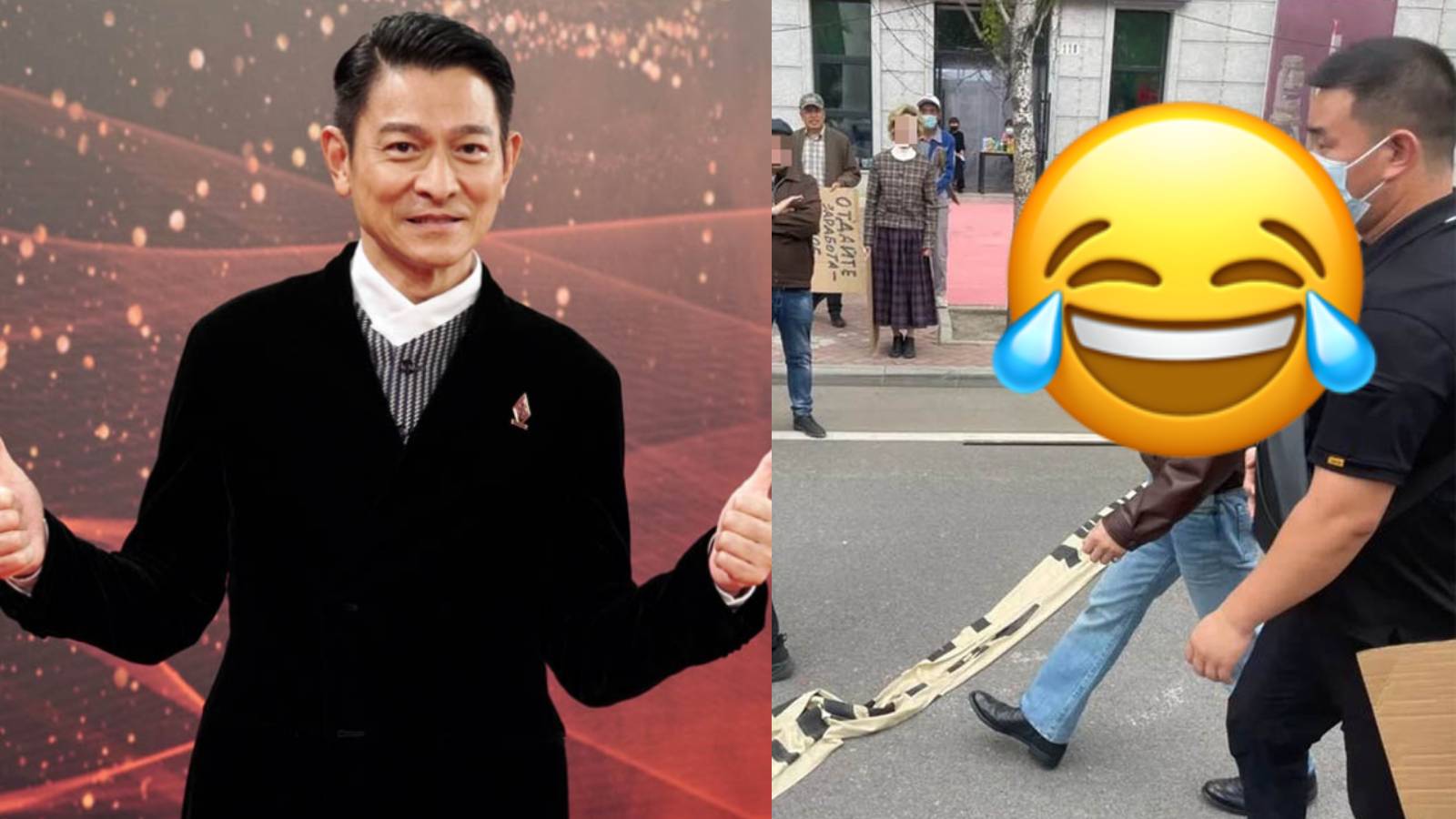Netizens Wonder About Andy Lau’s Actual Height After Seeing This Hilarious Photo