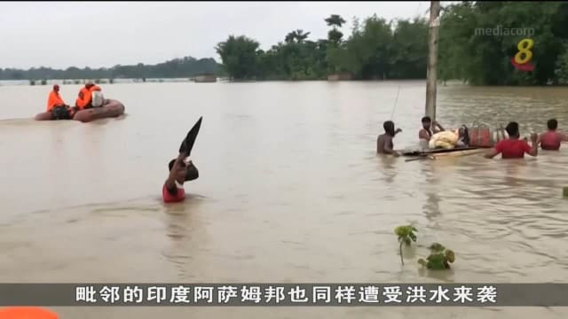 孟加拉印度北部发生洪水 至少41人丧命