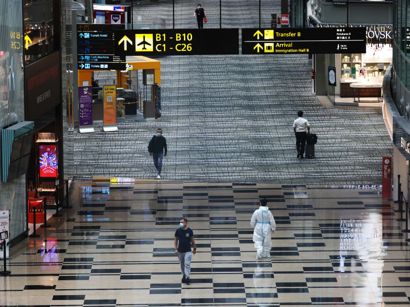 A preliminary test showed that a Singaporean woman who works as a passenger service staff member at Changi Airport Terminals 1 and 3 has tested positive for the Omicron coronavirus strain.