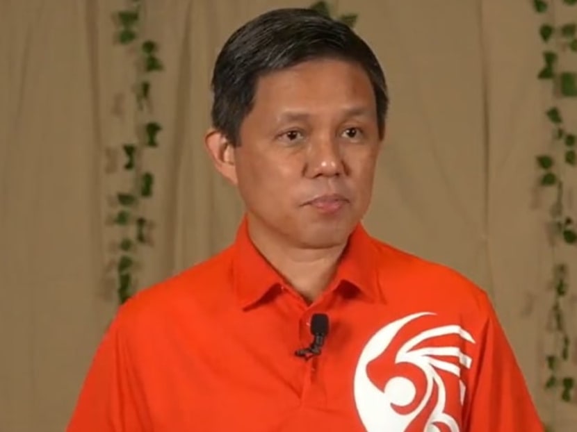 A screengrab of Minister for Education Chan Chun Sing at the launch of an e-book collection of stories from youths of diverse backgrounds, on Dec 11, 2021.
