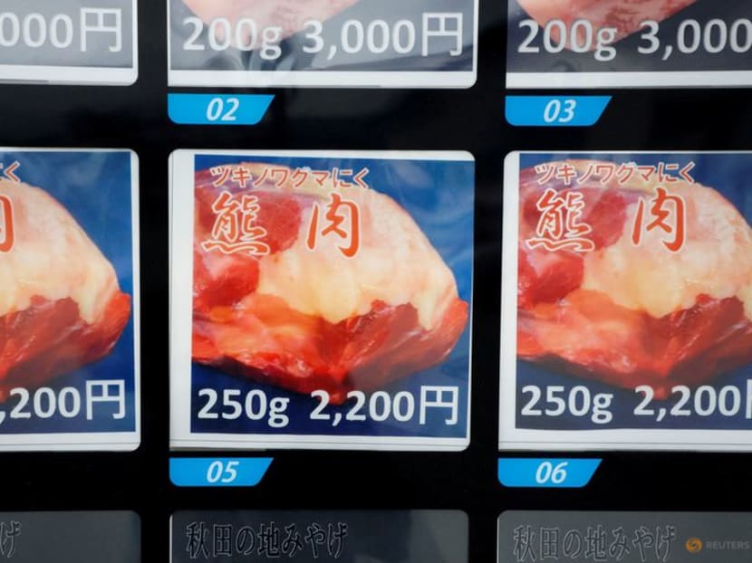 Vending machine in remote Japan town sells meat from intruding bears