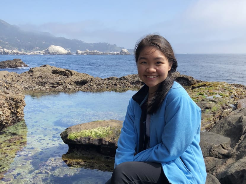 Yale University undergraduate Victoria Lim, seen here at the Saint Lobos State Reserve in California, US, is the first Singaporean to take part in the award-winning Canadian programme called Students on Ice.