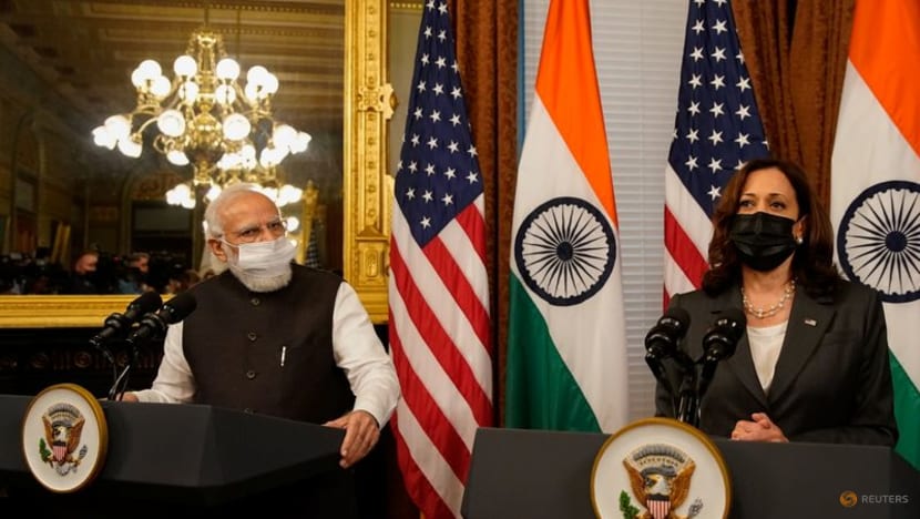 VP Harris and Indian Prime Minister Modi meet as US eyes Asia
