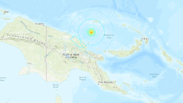 巴布亚新几内亚岸外发生6.3级地震