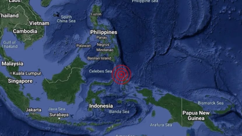 Gempa sederhana landa utara Laut Maluku, Indonesia