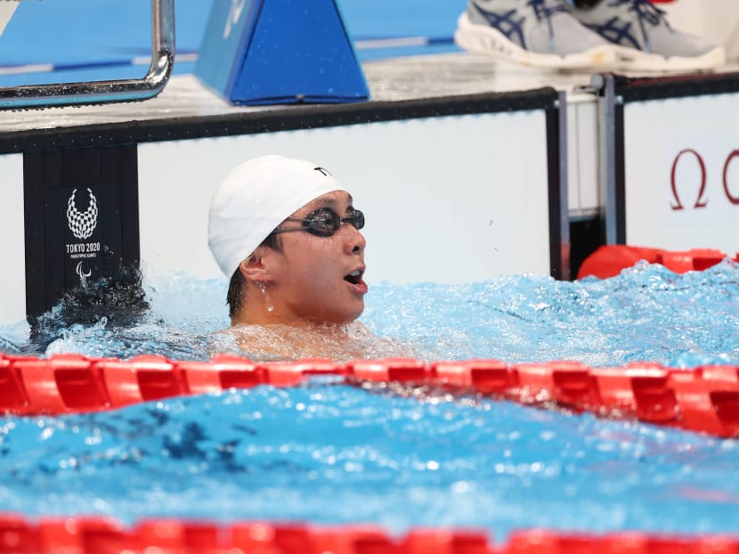 Singapore swimmer Toh Wei Soong powered home in a time of 28.65 seconds, improving on his qualifying time of 29.01 seconds, which had equalled the previous national record. Singapore swimmer Toh Wei Soong powered home in a time of 28.65 seconds, improving on his qualifying time of 29.01 seconds, which had equalled the previous national record.