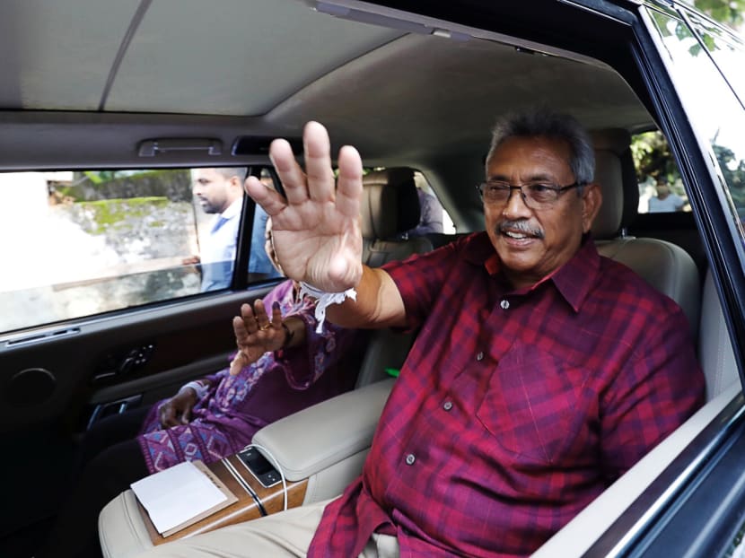 A file picture of Mr Gotabaya Rajapaksa taken in Colombo, Sri Lanka in November 2019.