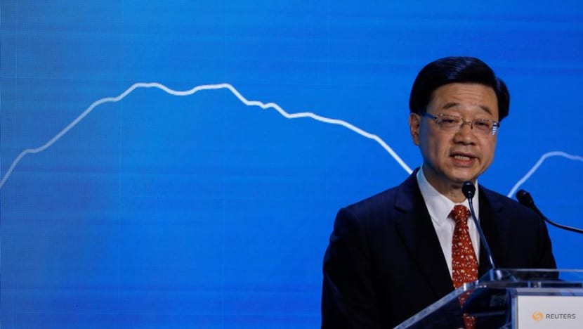 Hong Kong's Lee touts 'China advantage' to rebuild city's image as financial hub Hong Kong's Lee touts 'China advantage' to rebuild city's image as financial hub