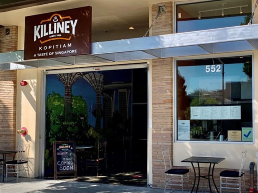 Ms Amanda Toh Steckler, a Singaporean, opened the first Killiney Kopitiam located in Palo Alto in the United States.