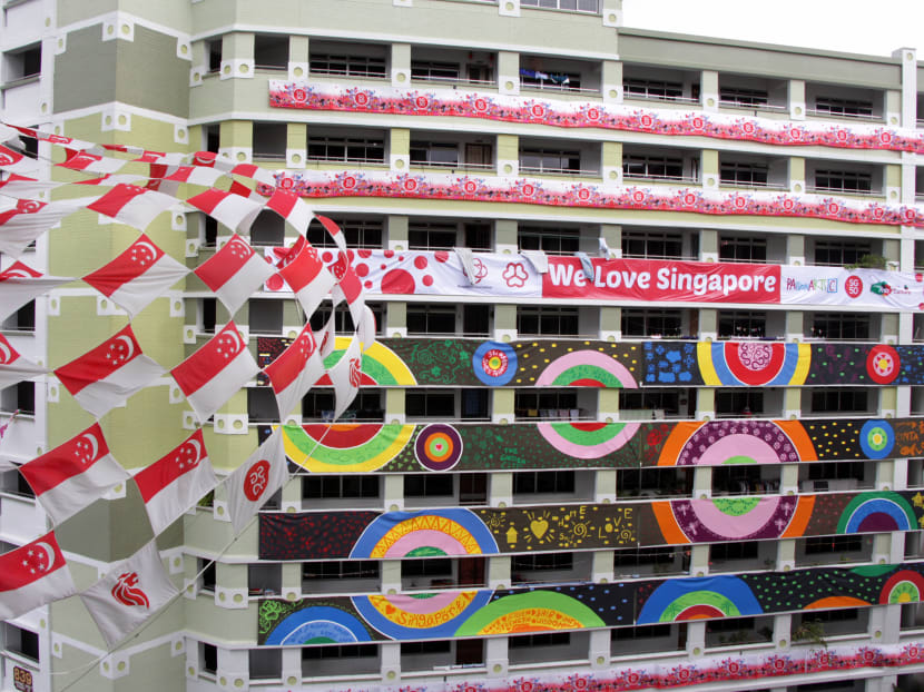 Residents bring 105 HDB blocks to life with art Residents bring 105 HDB blocks to life with art