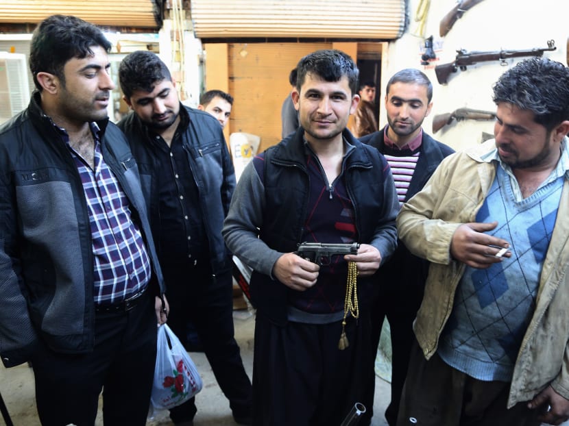 Islamic State threat boosts business for Kurdish gunsmith