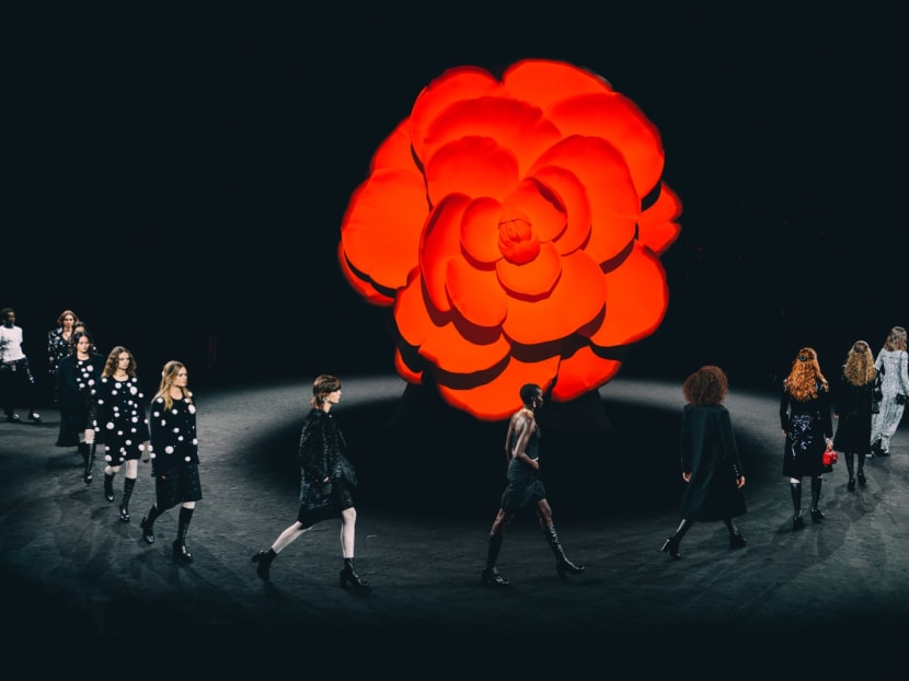 Paris Fashion Week: Chanel's sparkling, bloom-inspired fall display