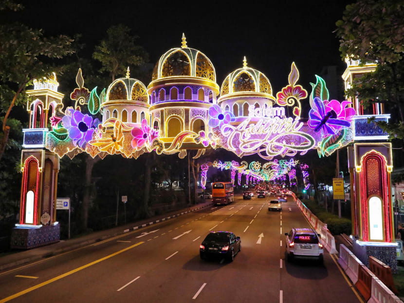 The Hari Raya Puasa light-up in Geylang Serai in 2019. Based on astronomical calculations with revised criteria, next year's Hari Raya Puasa will now fall on May 3, a Tuesday.