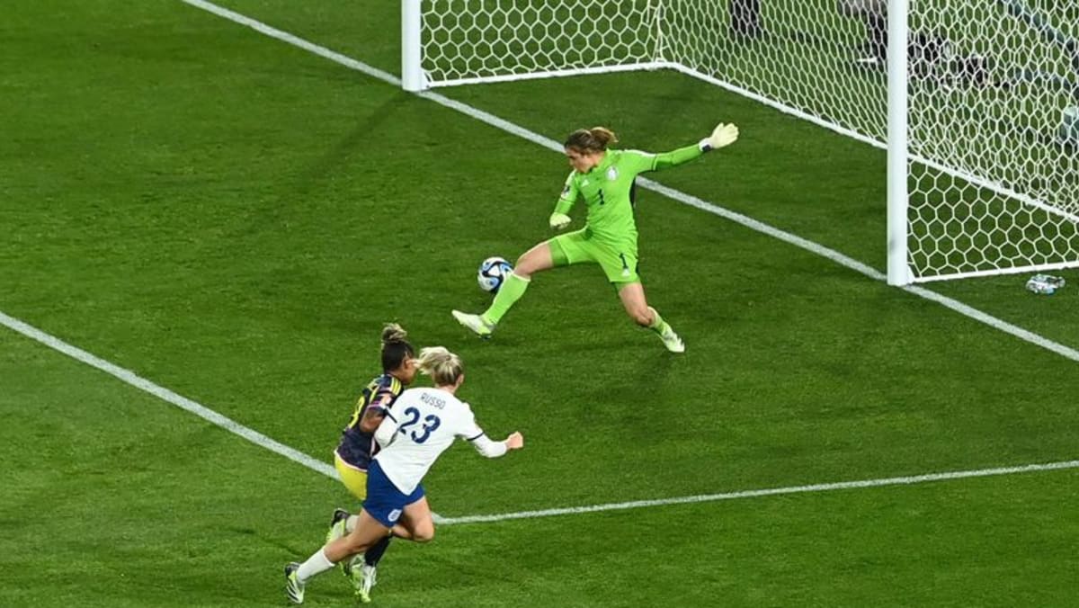Russo’s second-half goal lifts England into World Cup semi-finals