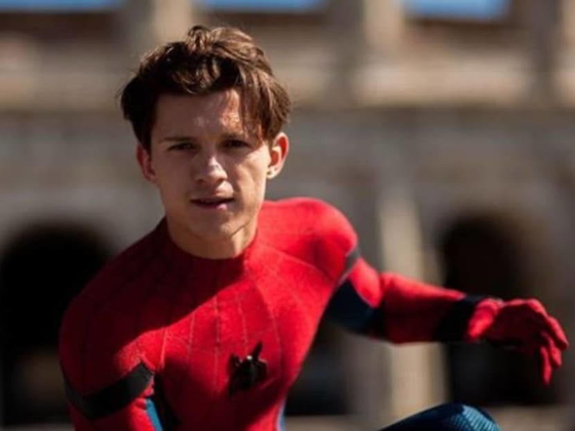 Tom Holland dons Spider-Man costume to visit sick children in Seoul Tom Holland dons Spider-Man costume to visit sick children in Seoul