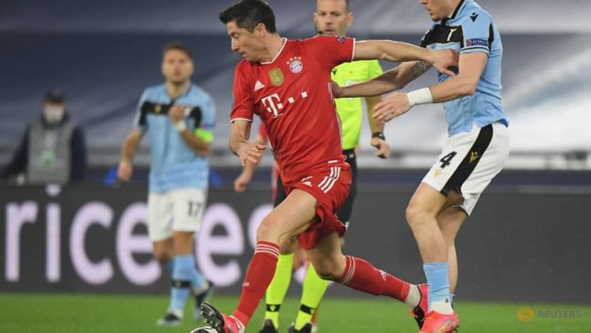 Lewandowski hits goal landmark as Bayern Munich hammer Lazio in Rome