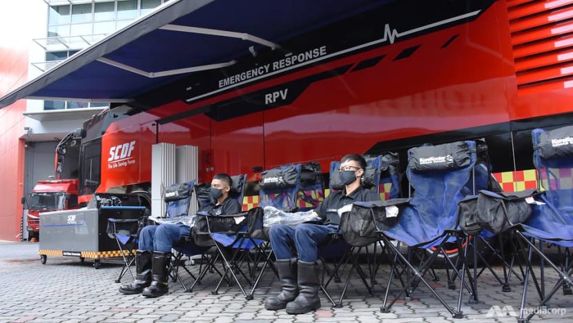 New SCDF vehicle, dubbed ‘first in the world’, can treat first responders with signs of heat injury New SCDF vehicle, dubbed ‘first in the world’, can treat first responders with signs of heat injury