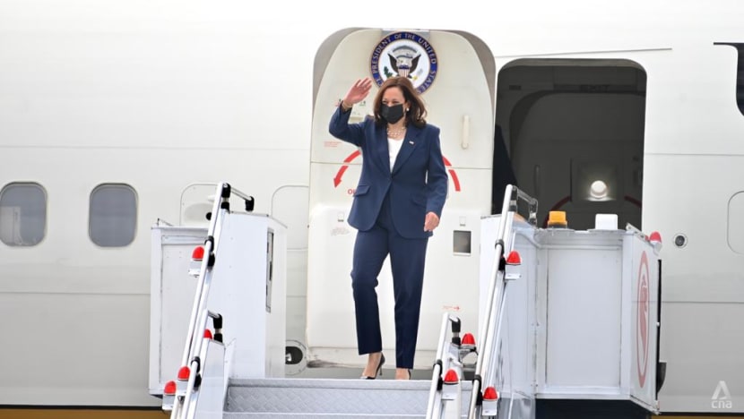 US Vice President Kamala Harris lands at Paya Lebar Air Base for official visit to Singapore US Vice President Kamala Harris lands at Paya Lebar Air Base for official visit to Singapore