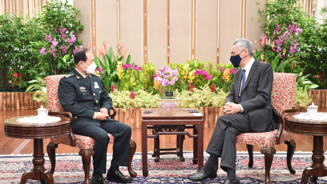 中国防长魏凤和同李总理会面 重申两国长期友好关系