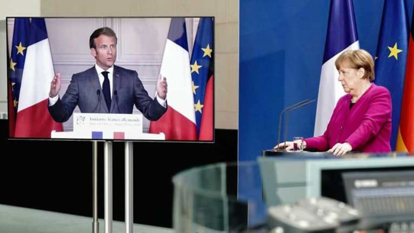 COVID-19: Macron, Merkel agree US$545b recovery plan for Europe COVID-19: Macron, Merkel agree US$545b recovery plan for Europe