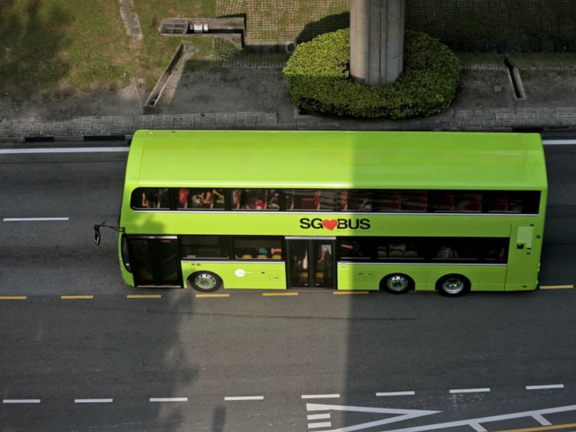 A Tower Transit bus near Clementi MRT station.