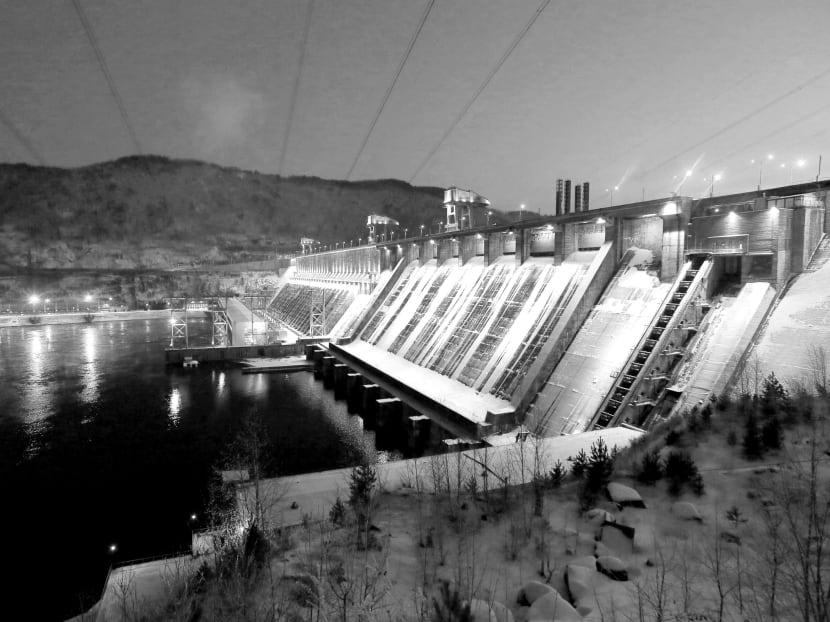 A hydroelectric power station in Siberia. Together, nuclear power, hydroelectricity and renewables contributed merely 14 per cent of global primary energy consumption. Photo: Reuters