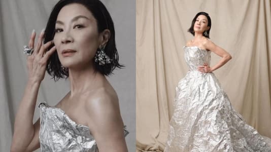 Michelle Yeoh's Met Gala Gown Mocked For Looking Like "Crumpled Aluminum Foil", But That's The Look She Was Going For