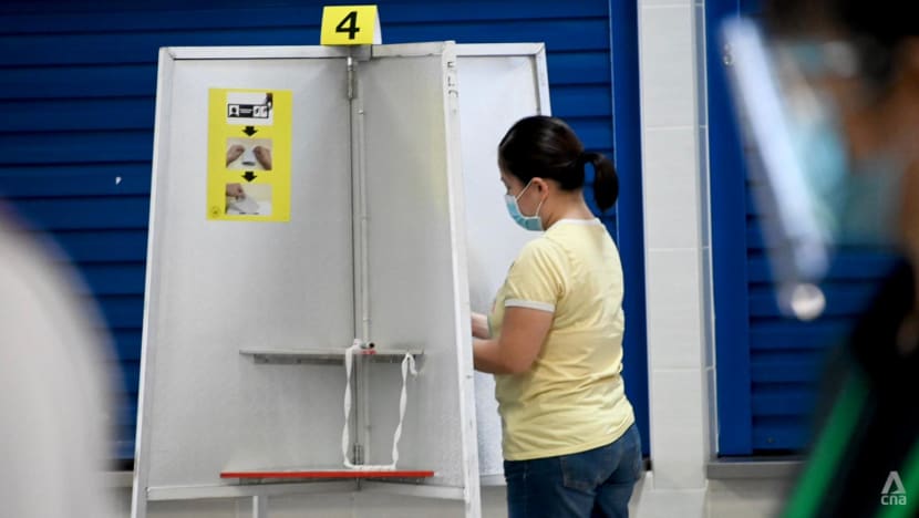 ge2020 polling station at dunearn secondary school jul 10 2020 17 data